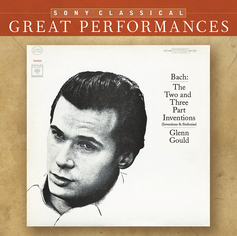the album cover for Glenn Gould - Two & Three Part Inventions & Sinfonias