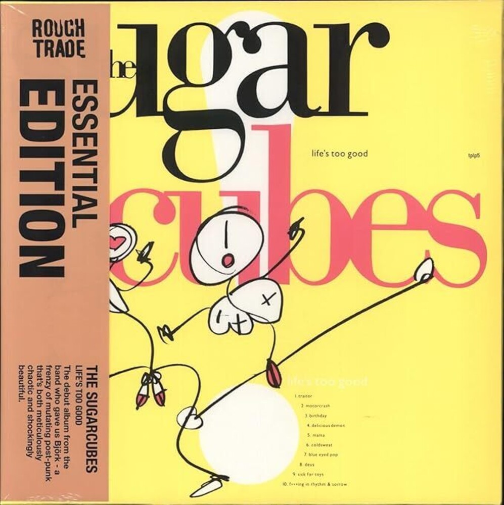 the album cover for Sugarcubes - Life's Too Good [Colored Vinyl] (Ylw) (Uk)