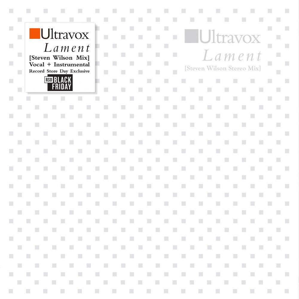 the album cover for Ultravox - Lament - Steven Wilson Stereo Mix (Rsd) [Record Store Day] [RSD Black Friday 2024]