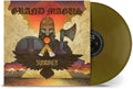 the album cover for Grand Magus - Sunraven - Solid Gold [Colored Vinyl] (Gate) (Gol)