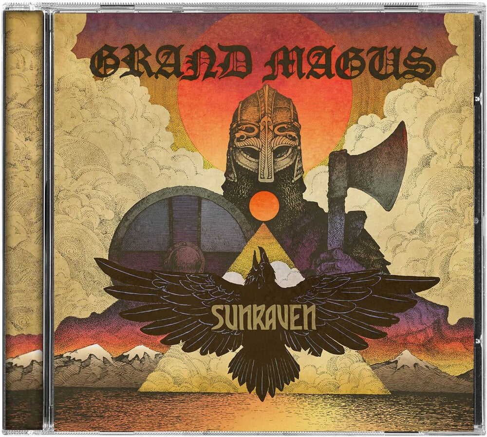the album cover for Grand Magus - Sunraven