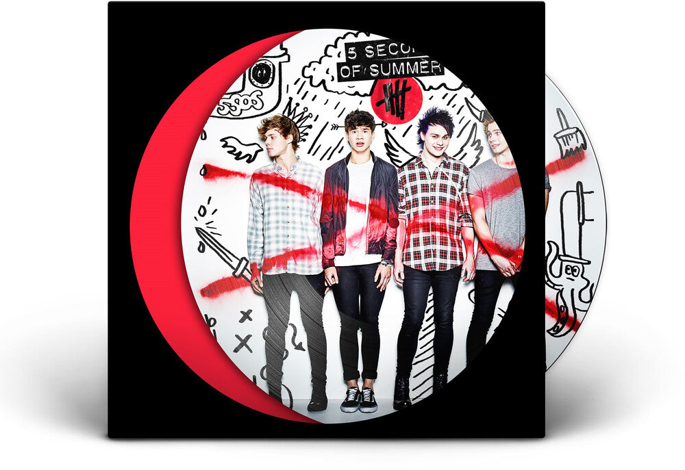 the album cover for 5 Seconds Of Summer - 5 Seconds of Summer (10th Anniversary)  [Picture Disc]