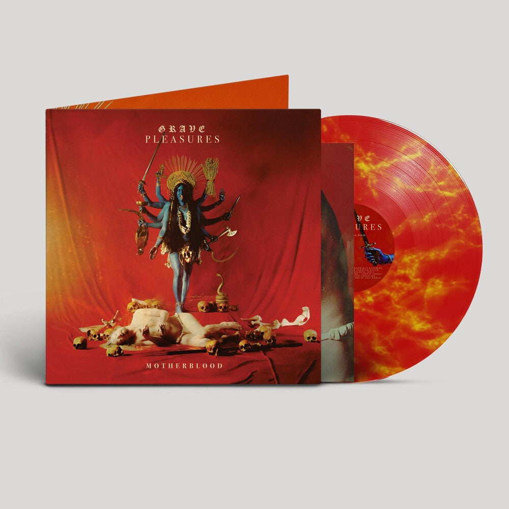 the album cover for Grave Pleasures - Motherblood [Colored Vinyl] (Red) (Ylw)