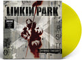 the album cover for Linkin Park - Hybrid Theory - Translucent Yellow Colored Vinyl
