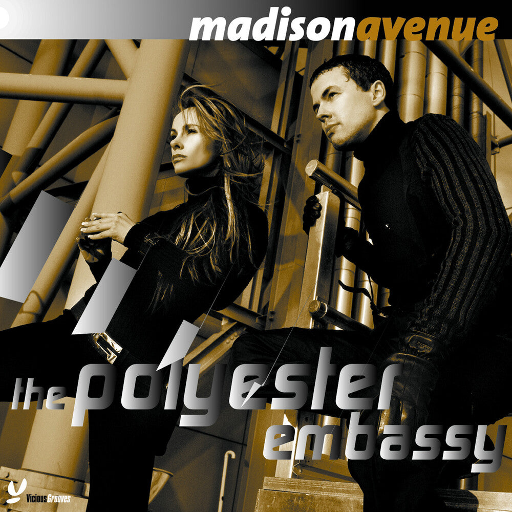 the album cover for Madison Avenue - Polyester Embassy