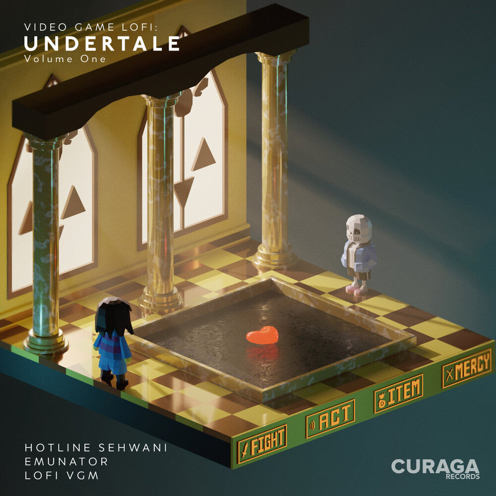 the album cover for Video Game Lofi: Undertale Vol. 1 - O.S.T. (Colv) - Video Game Lofi: Undertale Vol. 1 - O.S.T. [Colored Vinyl]