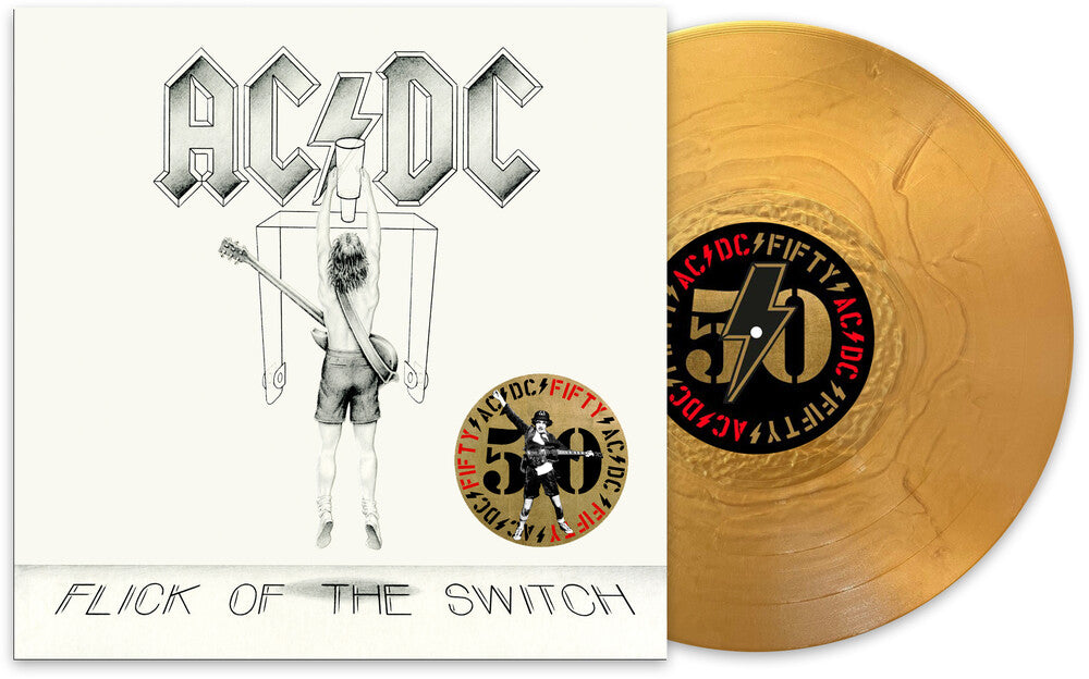the album cover for AC/DC - Flick Of The Switch (50th Anniversary)