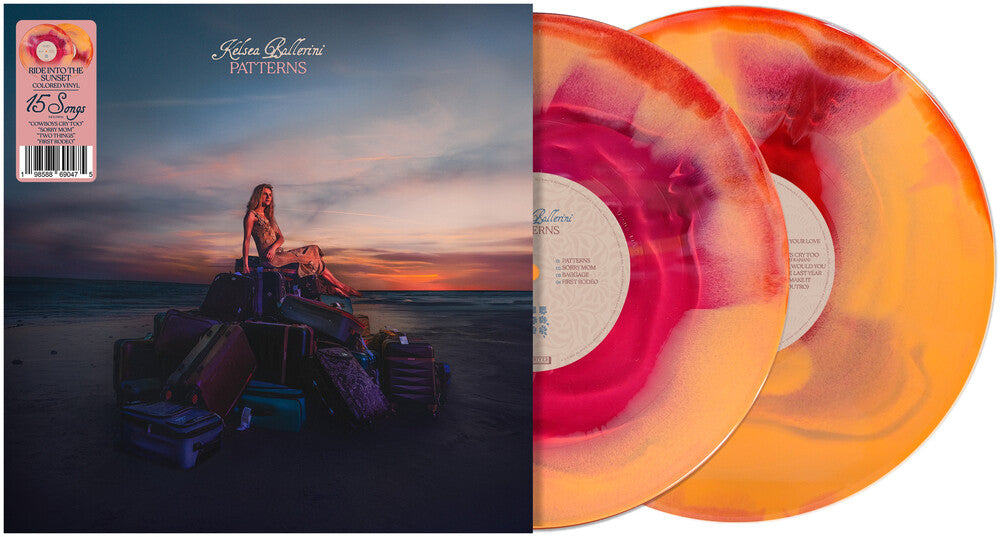 the album cover for Kelsea Ballerini - PATTERNS [Indie exclusive Ride Into The Sunset coloured]