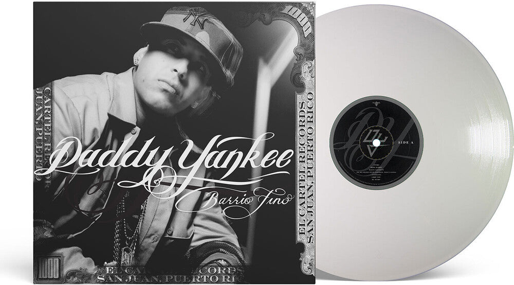 the album cover for Daddy Yankee - Barrio Fino [Colored Vinyl] (Gate) [Limited Edition] (Wht)