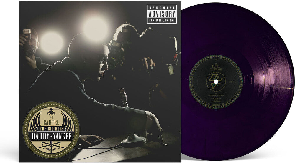the album cover for Daddy Yankee - El Cartel: The Big Boss [Colored Vinyl] [Limited Edition] (Purp)