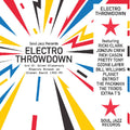 the album cover for Soul Jazz Records Presents - Electro Throwdown Sci-Fi Inter-Planetary Electro