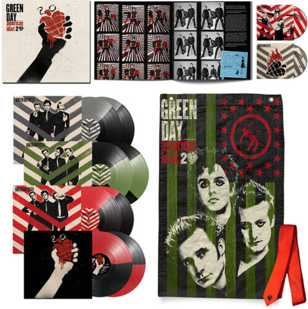 the album cover for Green Day - American Idiot 20th Anniversary - Deluxe Edition [8 LP]