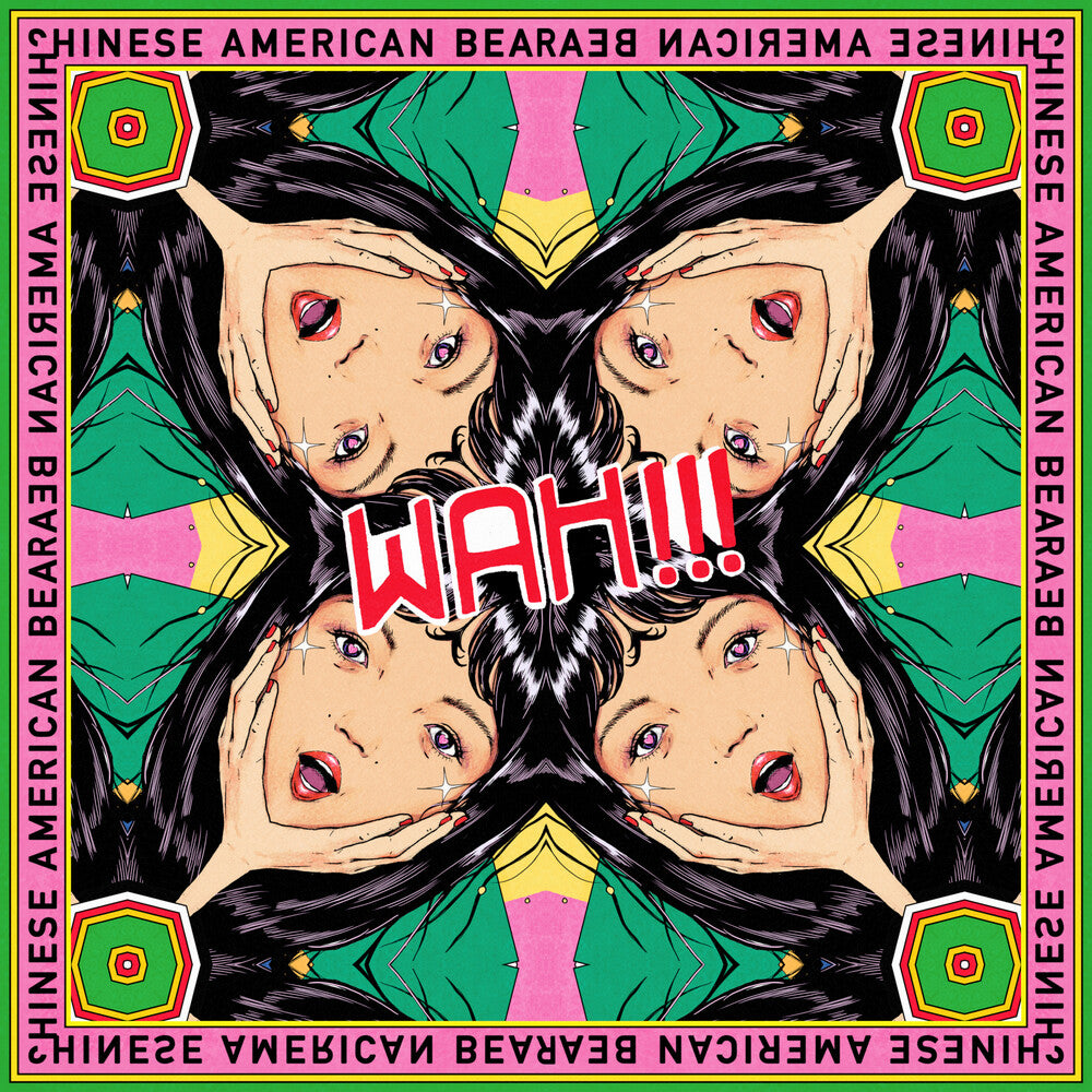 the album cover for Chinese American Bear - Wah!!! [Strawberry Pink]