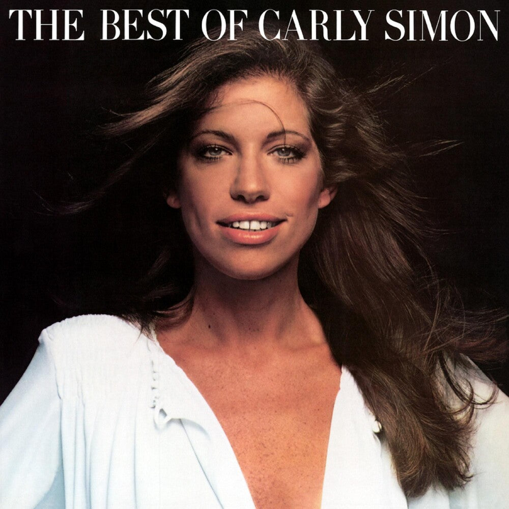 the album cover for Carly Simon - Best Of Carly Simon (Blue) [Clear Vinyl] (Gate) [Limited Edition]