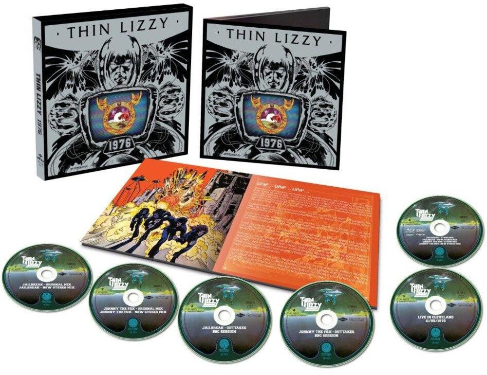 the album cover for Thin Lizzy - 1976 (Box) (Wbr) (Uk)