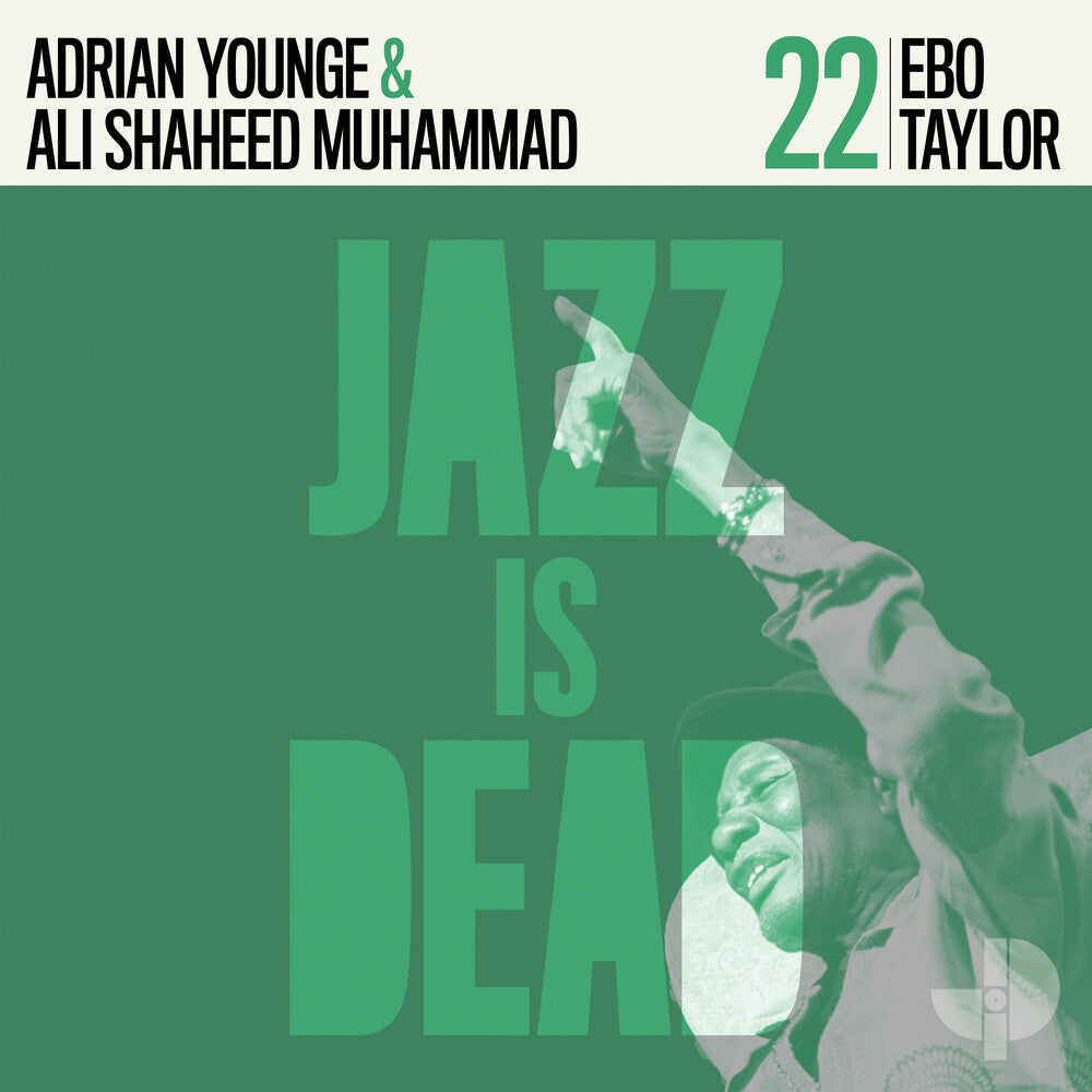 the album cover for Taylor.Ebo / Adrian Younge  / Muhammad,Ali Shaheed - Ebo Taylor Jid022 [Colored Vinyl]