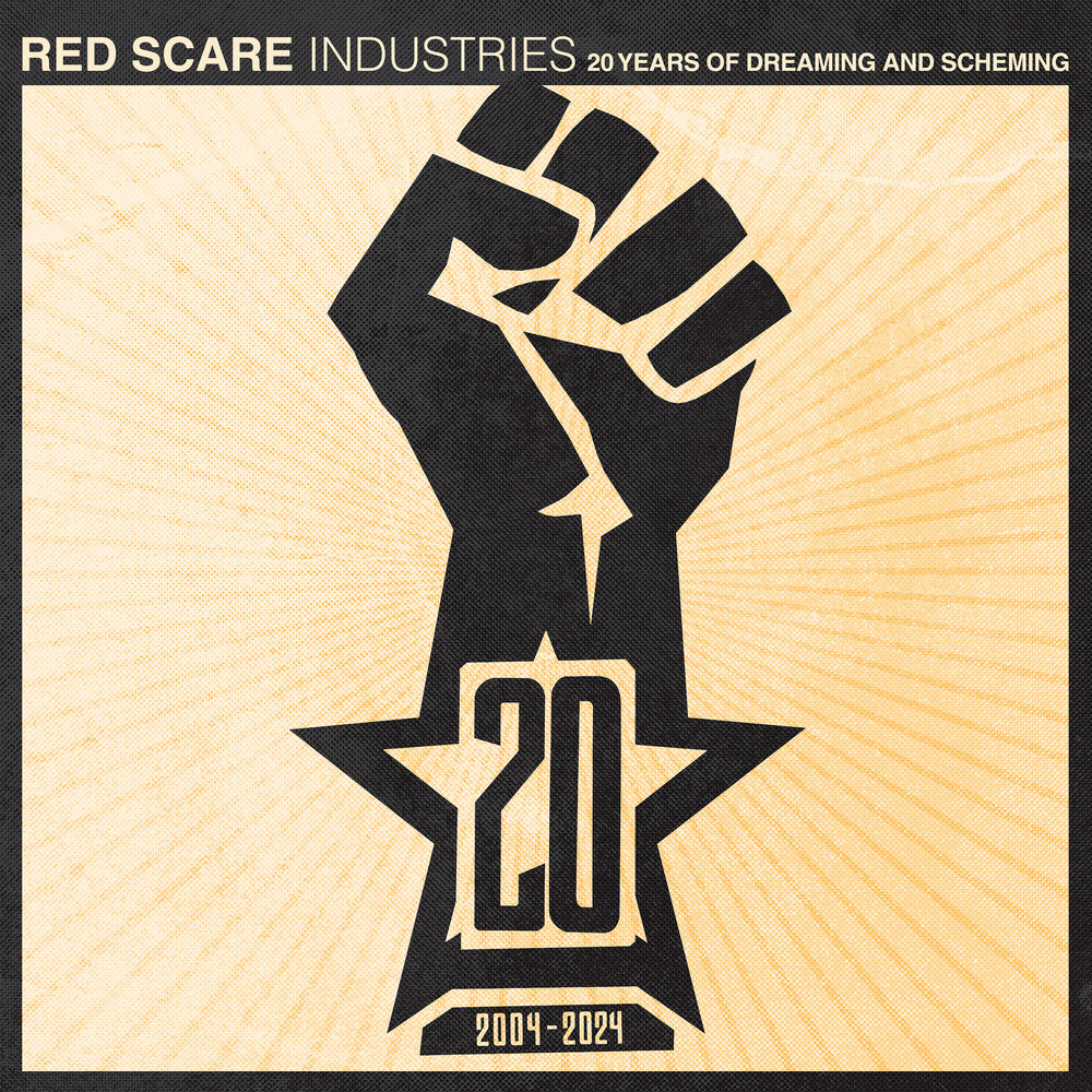 the album cover for Red Scare Industries: 20 Years Of Dreaming / Var - Red Scare Industries: 20 Years Of Dreaming / Var