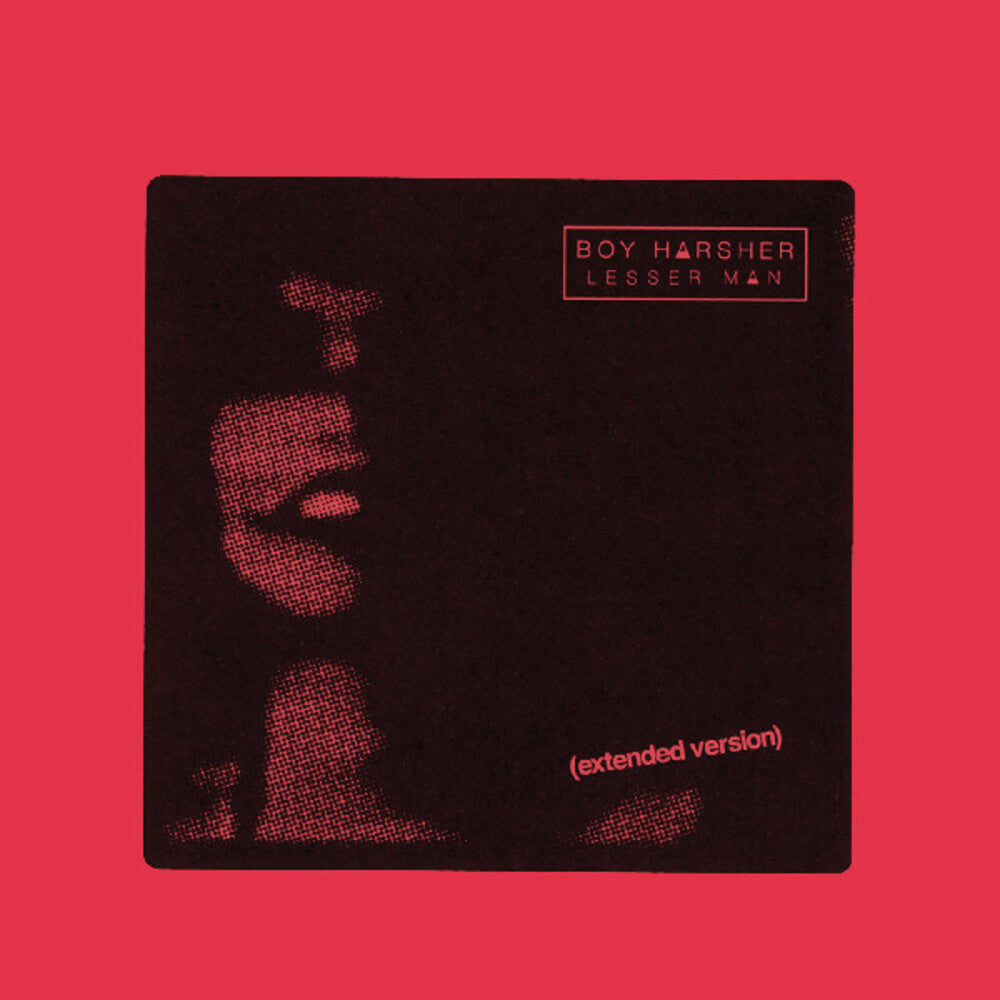 the album cover for Boy Harsher - Lesser Man (Aqu) [Clear Vinyl] (Exed) [Indie Exclusive]
