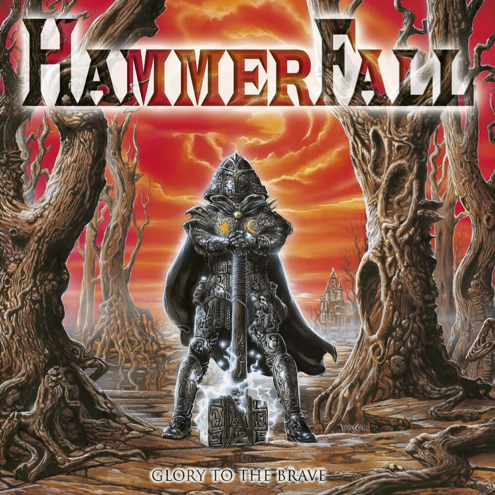 the album cover for Hammerfall - Glory To The Brave