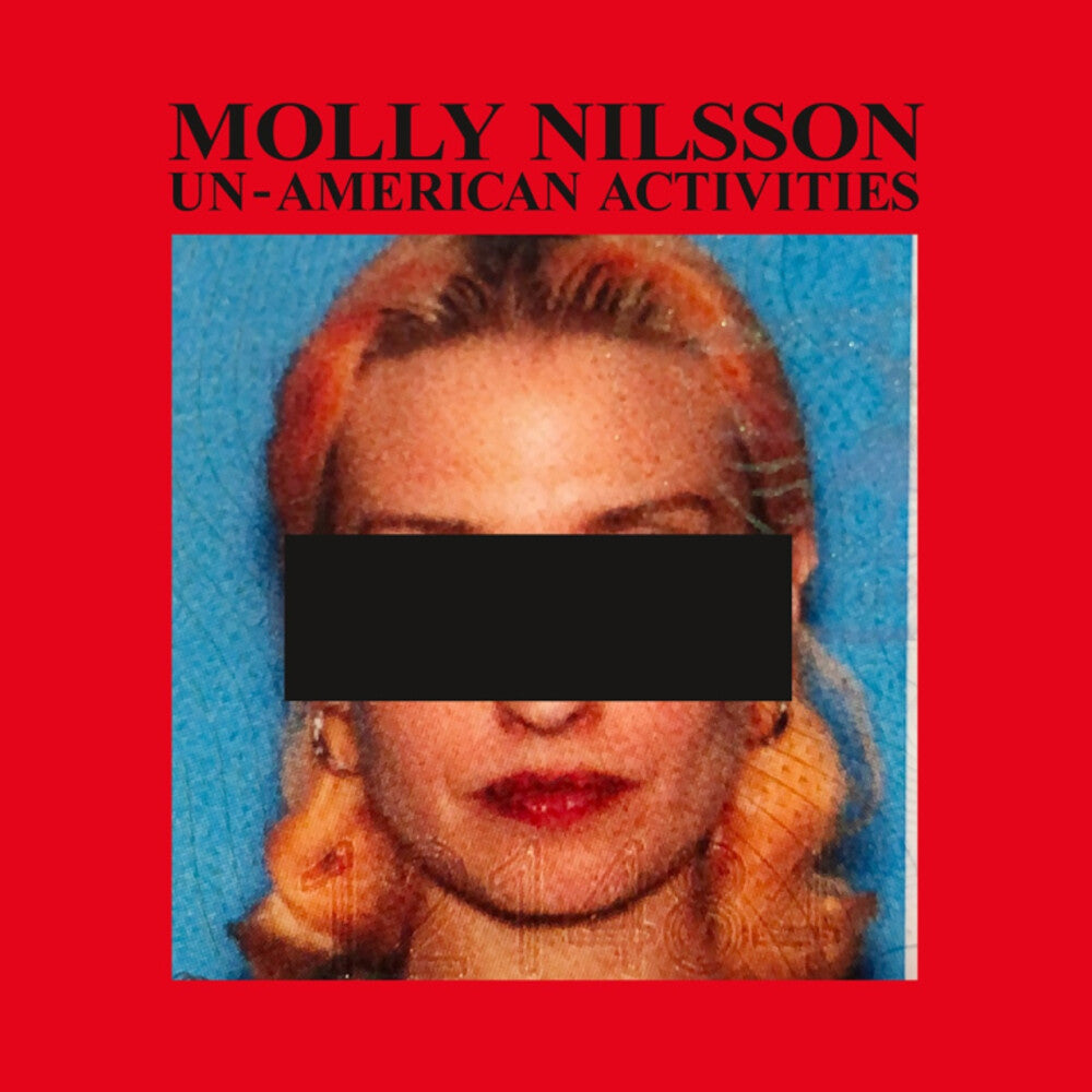 the album cover for Molly Nilsson - Unamerican Activities [Colored Vinyl] [Limited Edition] (Wht)