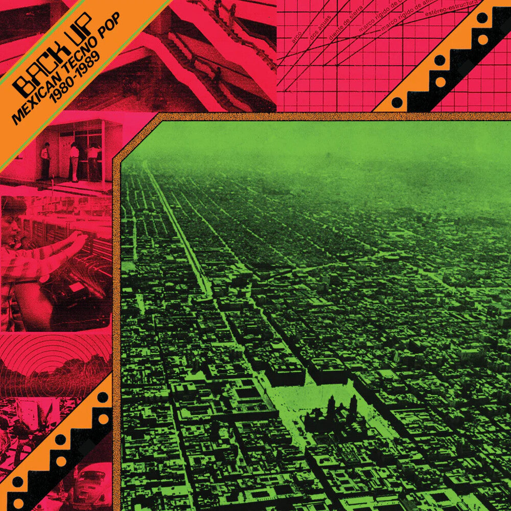 the album cover for Back Up: Mexican Techno Pop 1980-1989 / Various - Back Up: Mexican Techno Pop 1980-1989 / Various