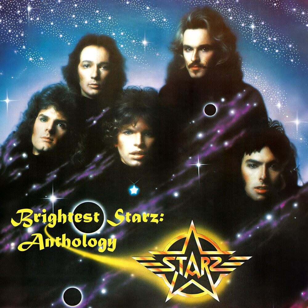 the album cover for Starz - Brightest Starz: Anthology - Yellow [Colored Vinyl] (Gate)