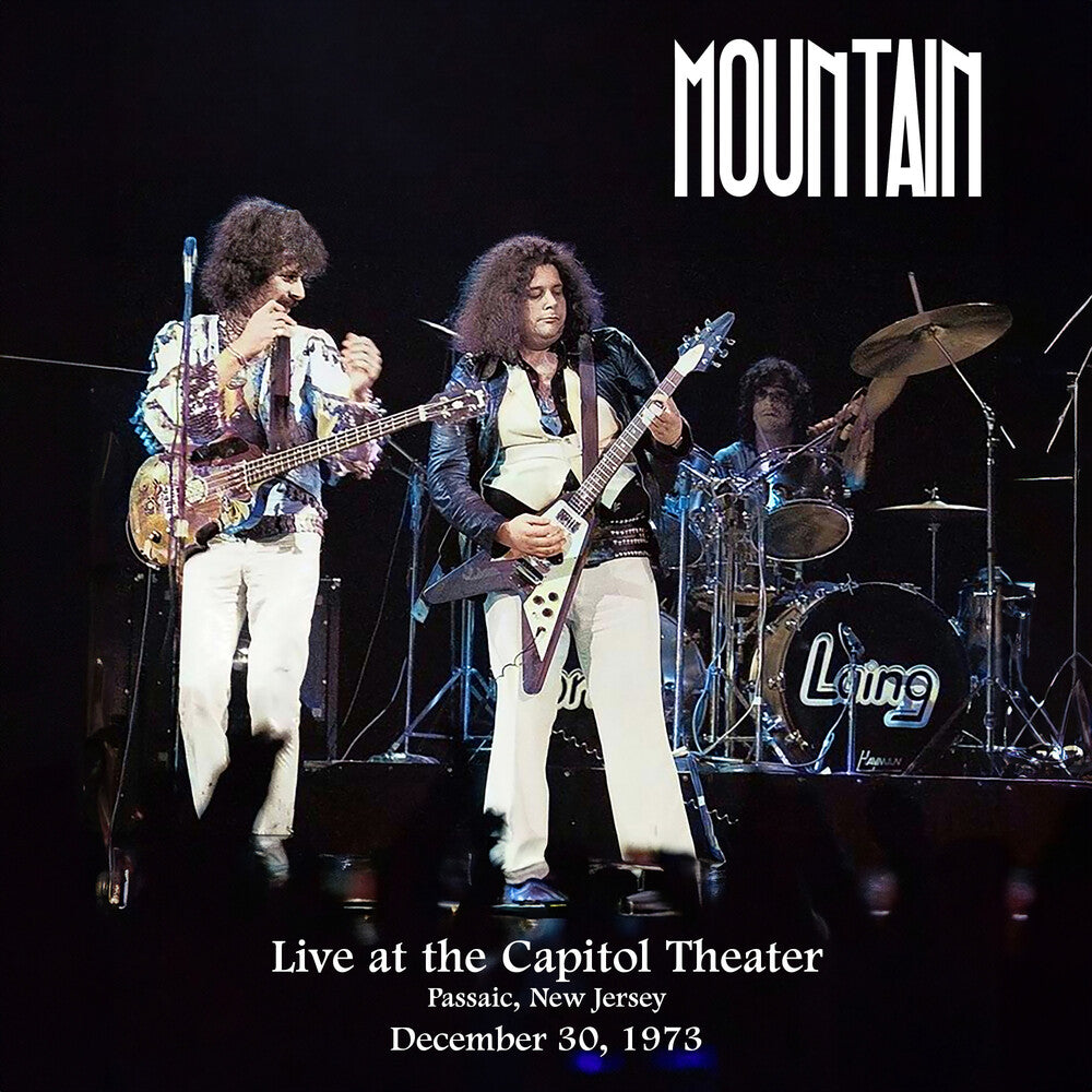 the album cover for Mountain - Live At The Capitol Theater - December 30, 1973