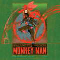 the album cover for Jed Kurzel  (Blk) (Colv) (Gate) (Red) - Monkey Man - O.S.T. (Blk) [Colored Vinyl] (Gate) (Red)