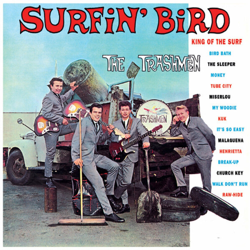 the album cover for Trashmen - Surfin' Bird [Canary Yellow LP]