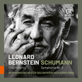 the album cover for Bernstein / Schumann - Symphony No. 2 Bernstein: Divertimento