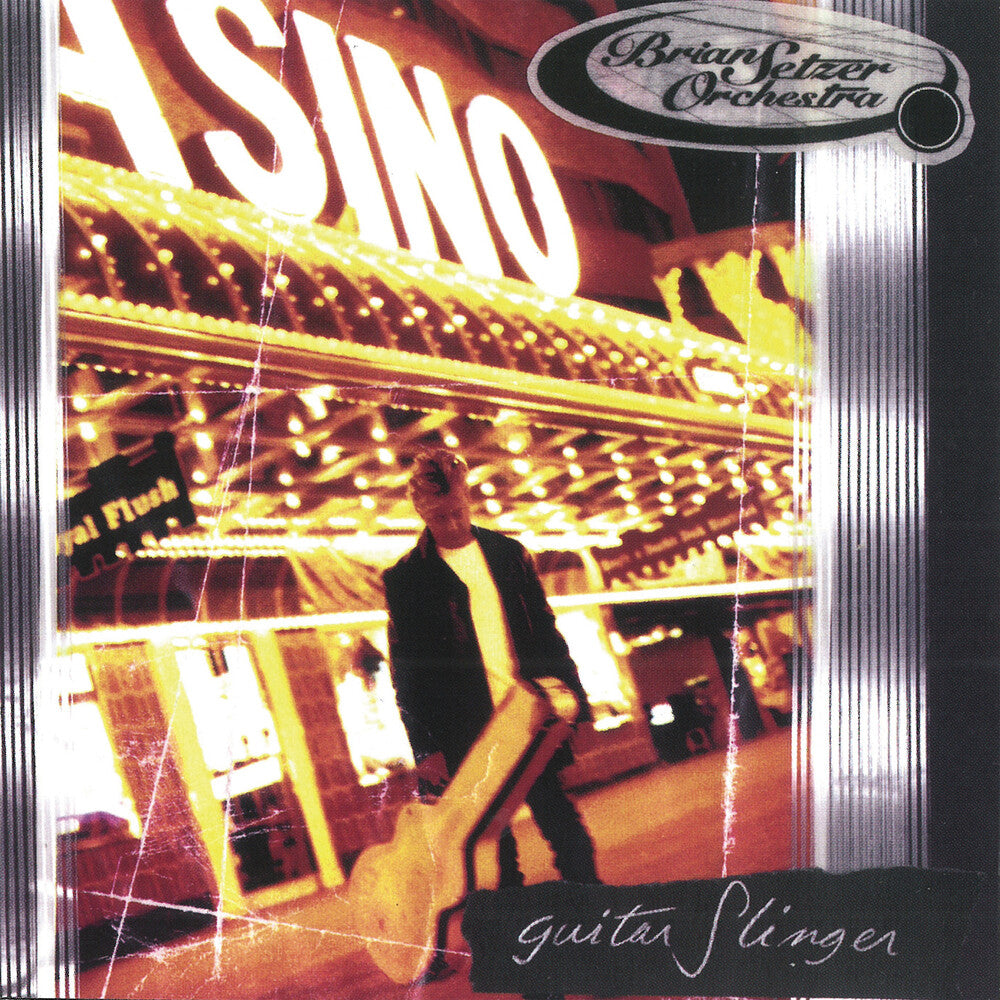 the album cover for Brain Setzer - Guitar Slinger