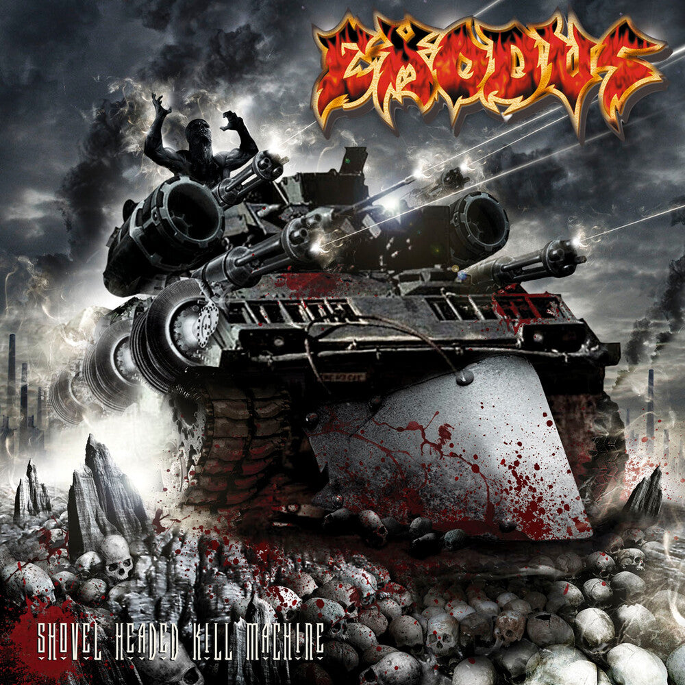 the album cover for Exodus - Shovel Headed Kill Machine - Red [Colored Vinyl] (Gate)