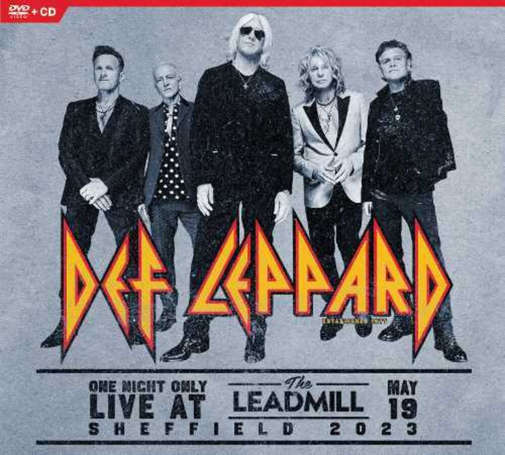 the album cover for Def Leppard - One Night Only: Live At The Leadmill, Sheffield