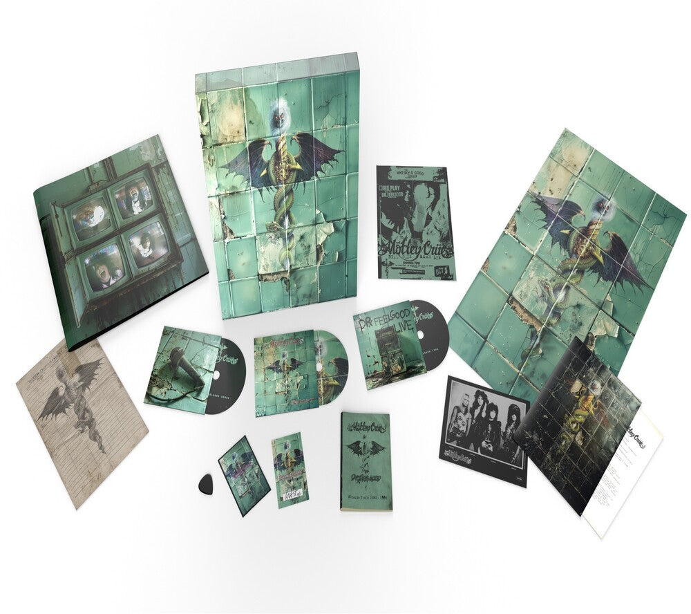 the album cover for Motley Crue - Dr. Feelgood (35th Anniversary) [Deluxe Edition 3 CD Boxset]]