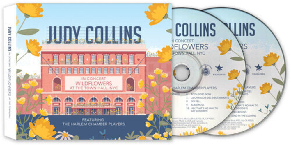 the album cover for Judy Collins - In Concert Wildflowers At The Town Hall Nyc