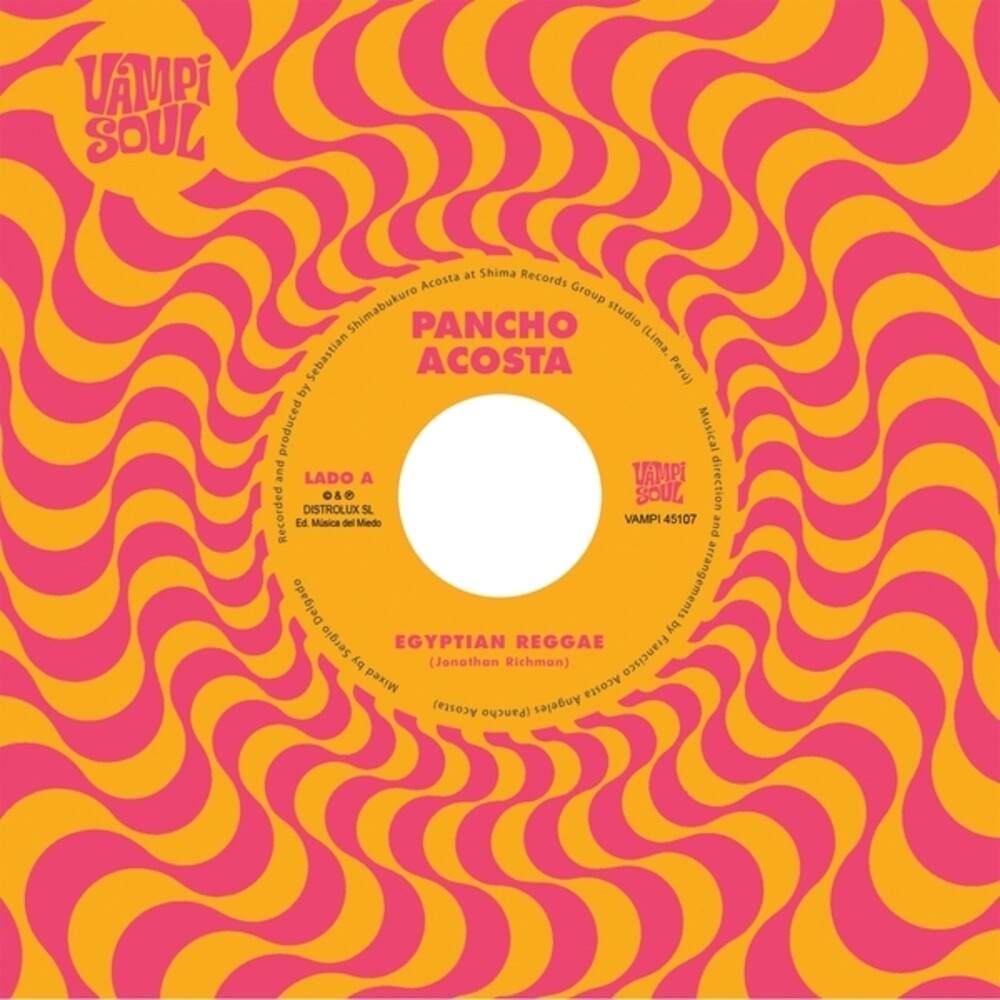 the album cover for Pancho Acosta / Money Chicha - Egyptian Reggae