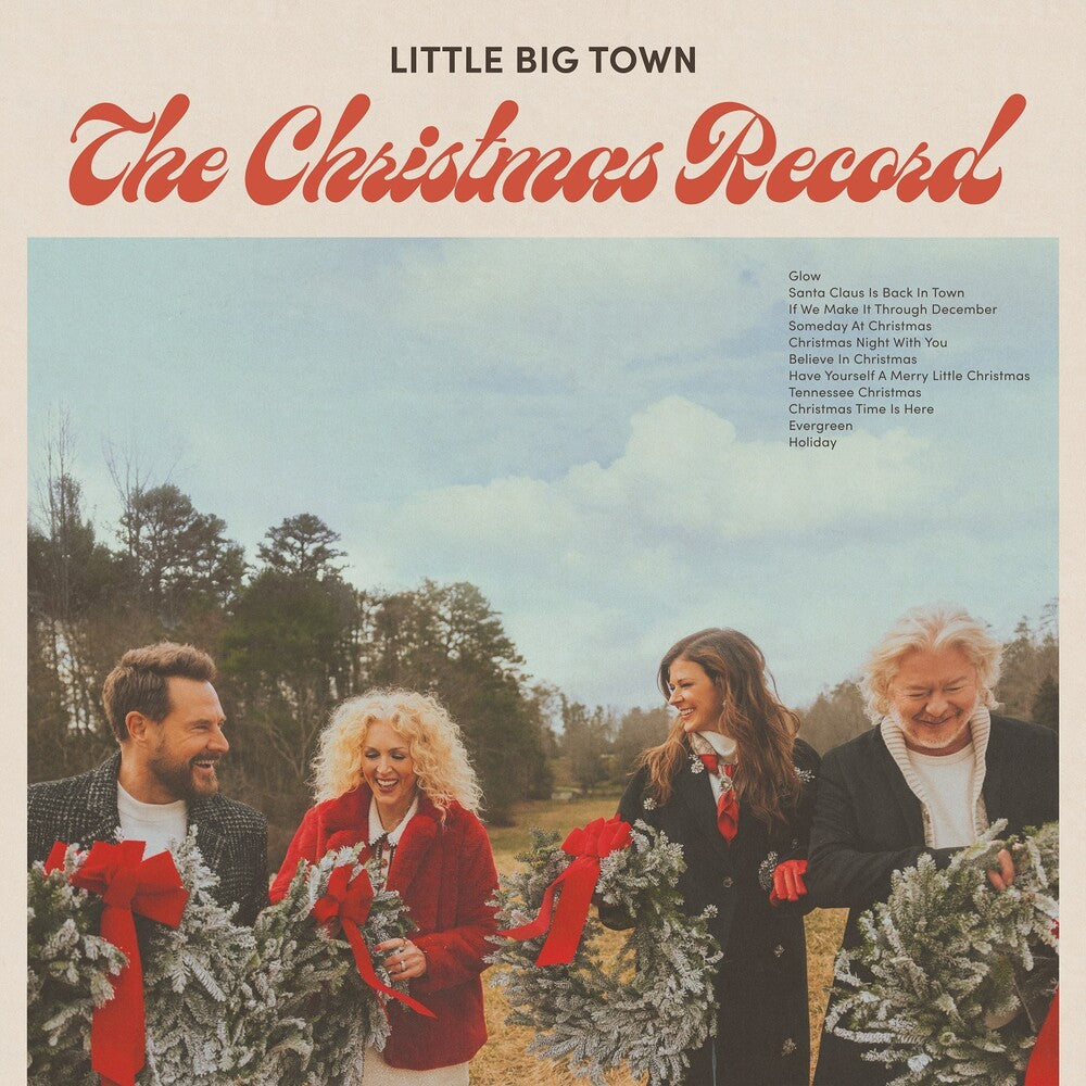 the album cover for Little Big Town - The Christmas Record
