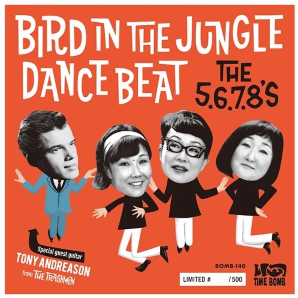 the album cover for 5.6.7.8.'s - Bird Dance Beat / Bird In The Jungle