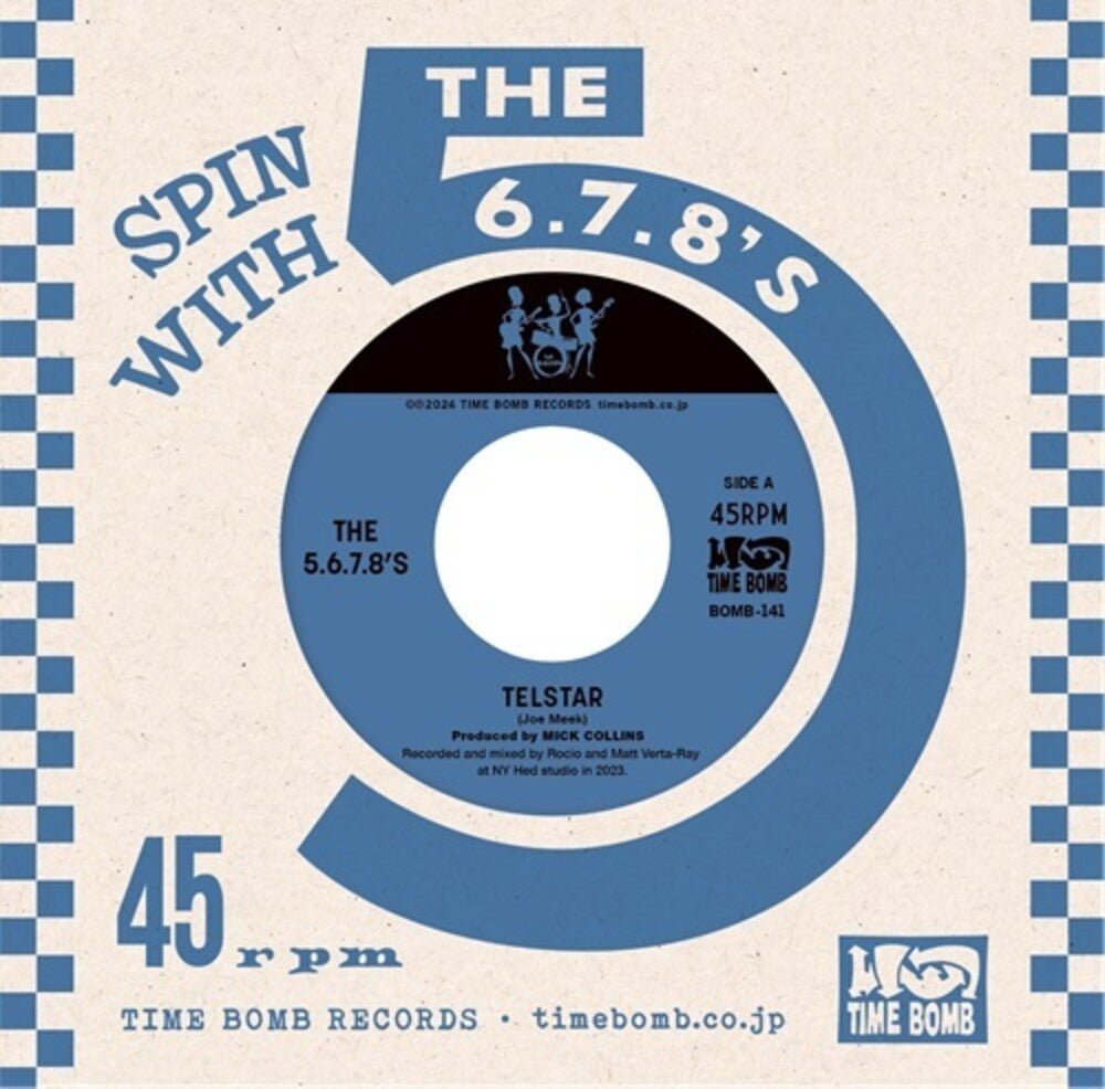the album cover for 5.6.7.8.'s - Telstar / Radium Girls