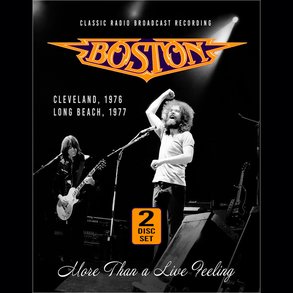 the album cover for Boston - More Than A Live Feeling