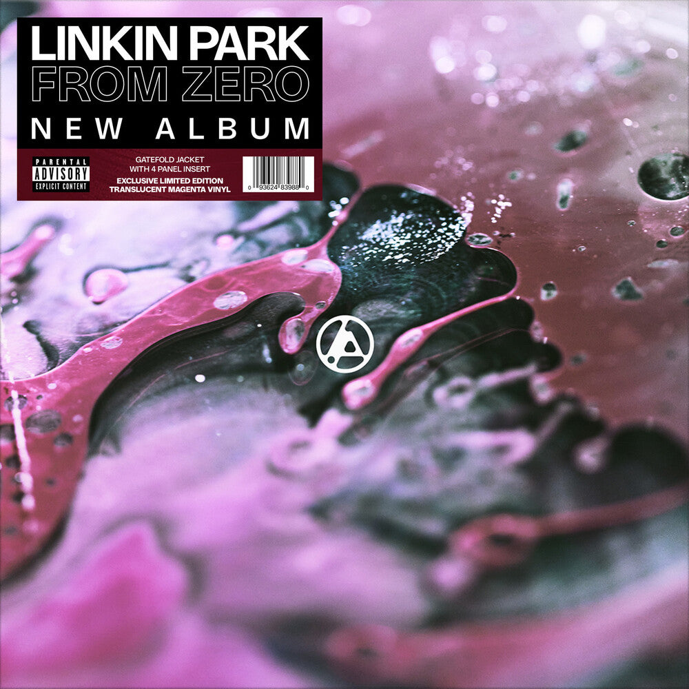 the album cover for Linkin Park - From Zero [Indie Exclusive Translucent Magenta LP]
