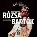 the album cover for Roman Simovic - Rozsa: Violin Concerto Bartok: Violin Con No. 2
