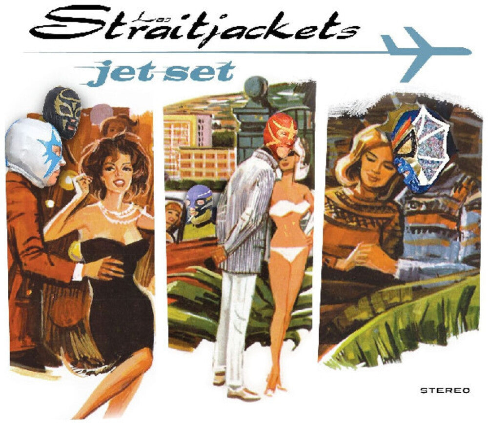 the album cover for Los Straitjackets - Jet Set [Colored Vinyl] (Org)