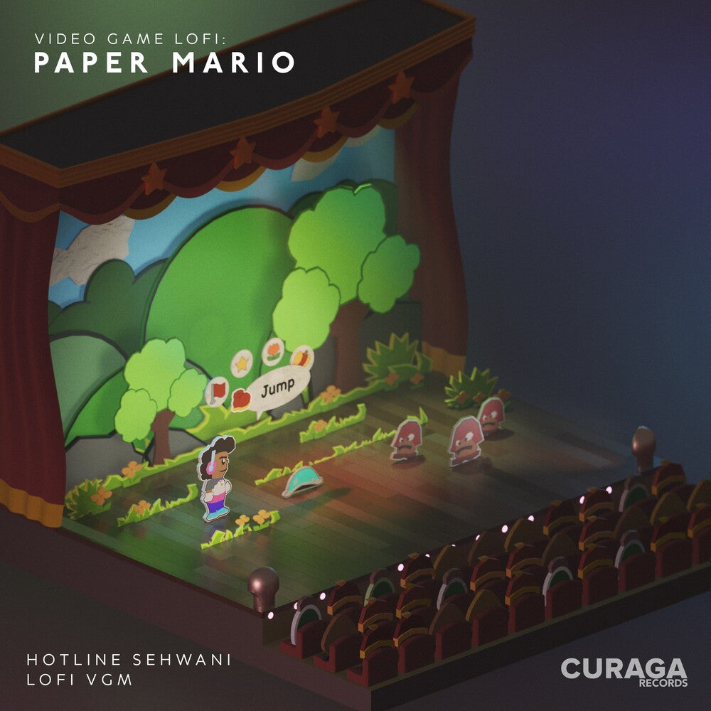 the album cover for Hotline Sehwani (Ogv) - Video Game Lofi Paper Mario - O.S.T. [180 Gram]