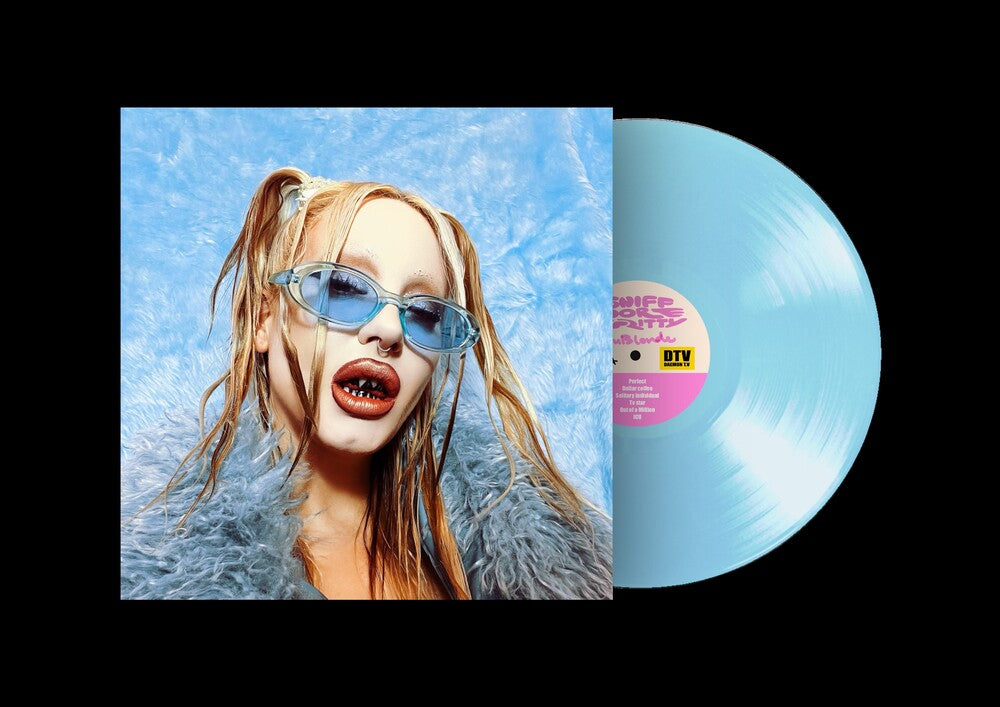 the album cover for Du Blonde - Sniff More Gritty - Light Blue (Blue) [Colored Vinyl]