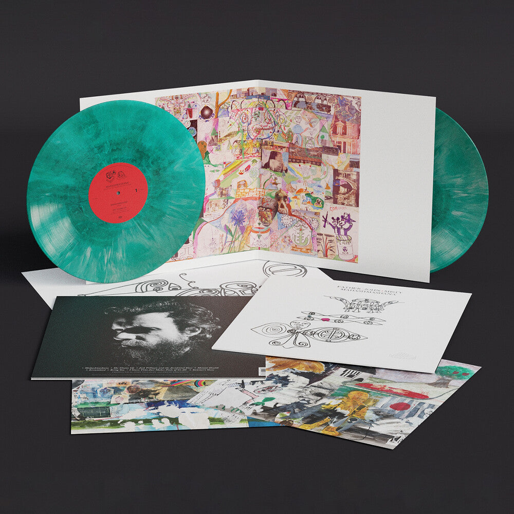 the album cover for Father John Misty - Mahashmashana [The Loser Edition blue mashup LP]