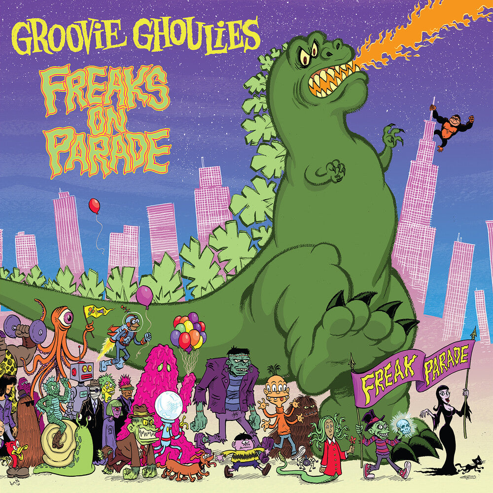the album cover for Groovie Ghoulies - Freaks On Parade