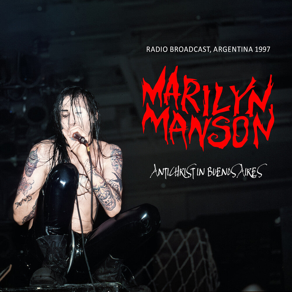 the album cover for Marilyn Manson - Antichrist In Buenos Aires