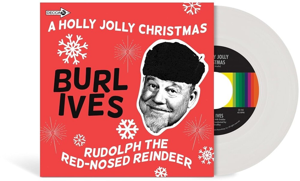the album cover for Burl Ives - Holly Jolly Christmas
