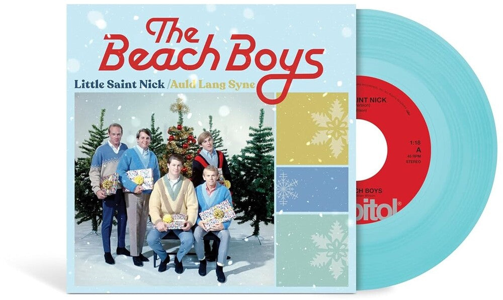 the album cover for Beach Boys - Little Saint Nick (Blue) [Colored Vinyl]